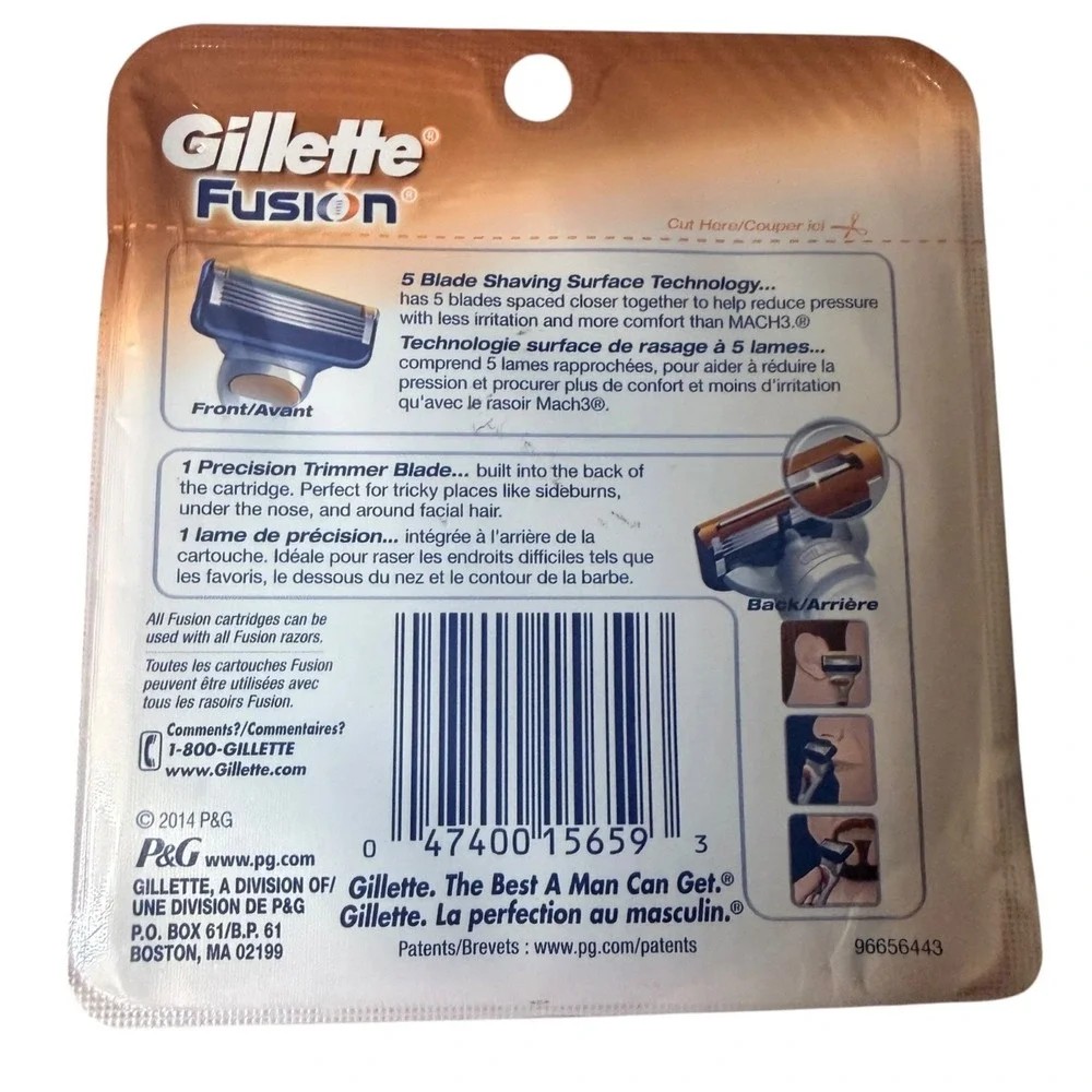 Gillette Fusion Proglide Power Razor Blade Cartridges, 8 Ct. New *Free Shipping*